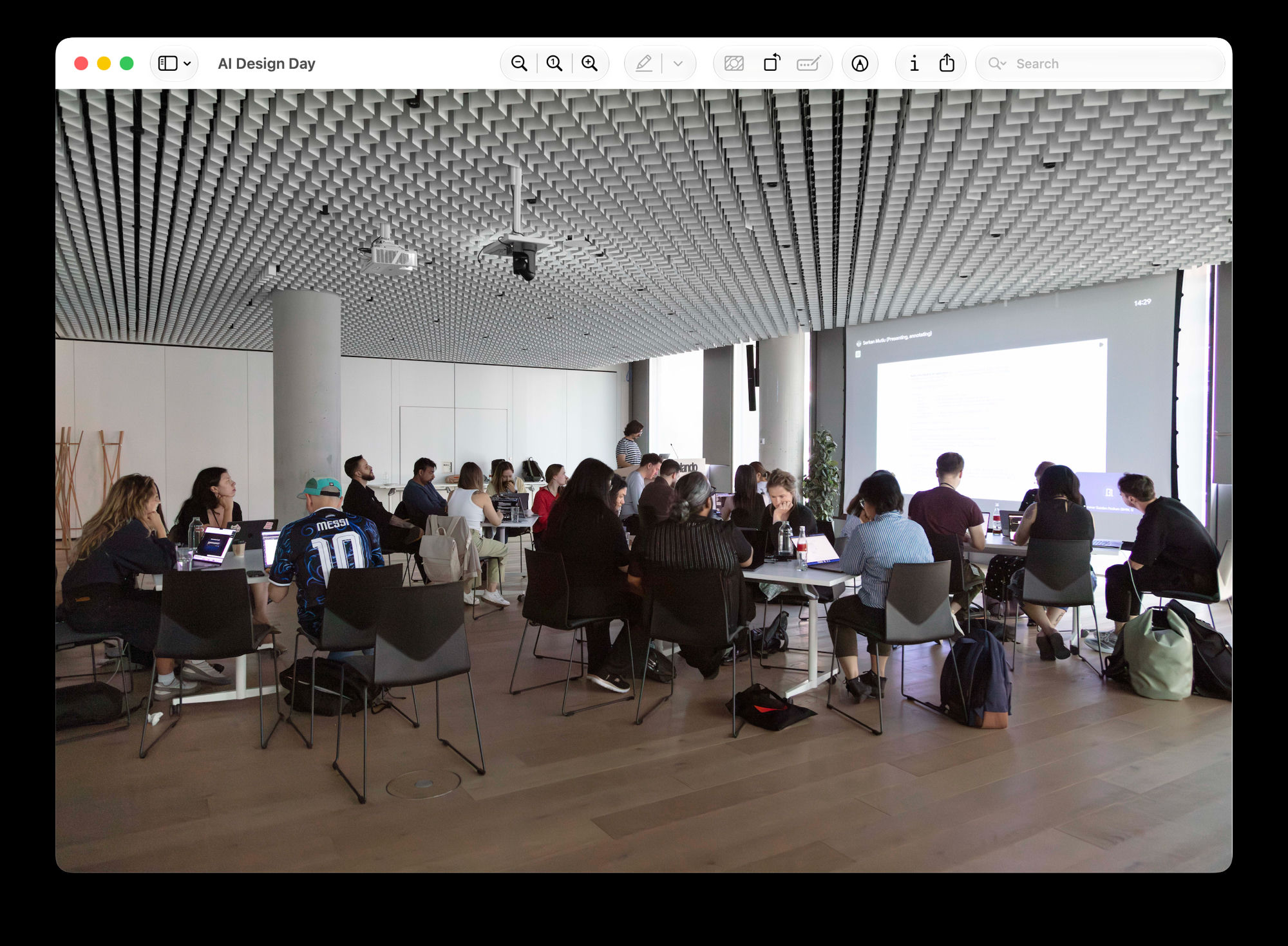 AI Design Day — designers working in a workshop session
